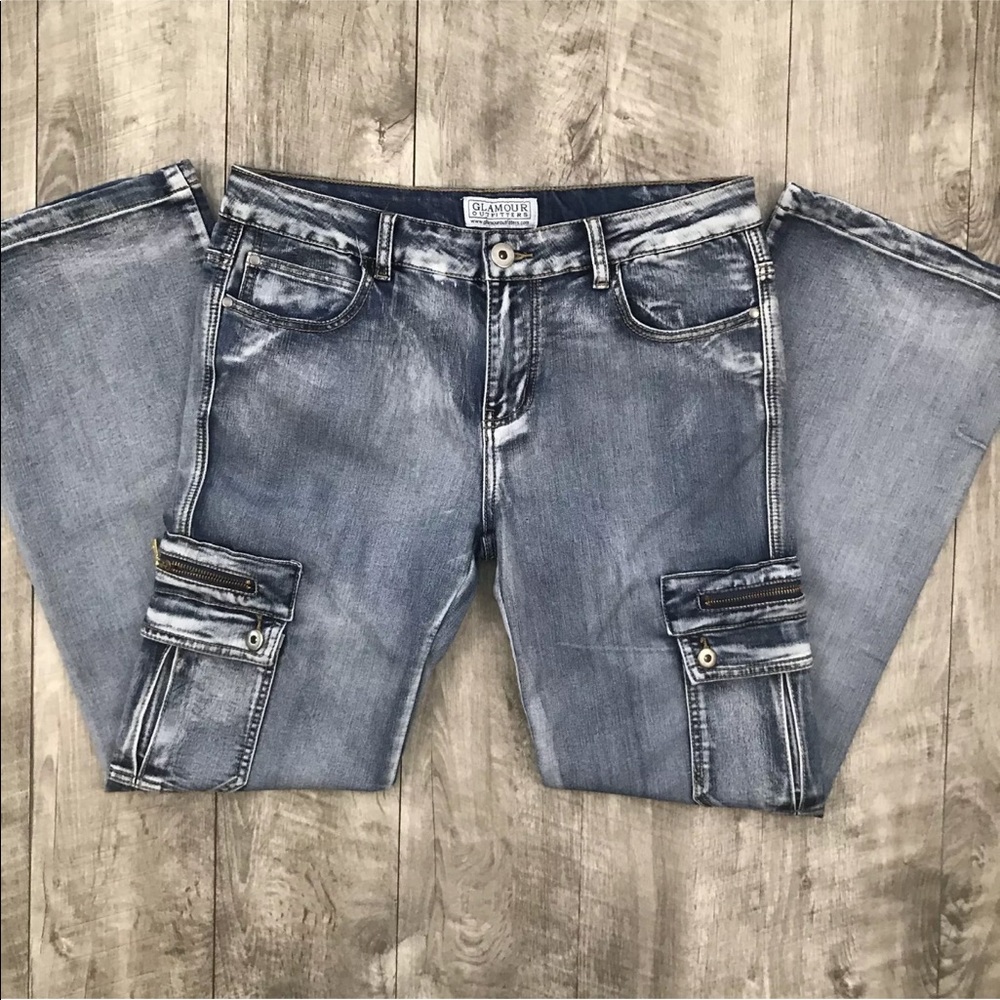 Glamour Outfitters Boot Cut Multi-Pocket Jeans